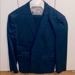 Express Slim Performance Stretch Turquoise Suit